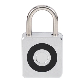 

USB Smart Keyless Fingerprint Lock Suitcase Anti-Theft Long Standby Electronic Padlock Alloy Smart Padlock