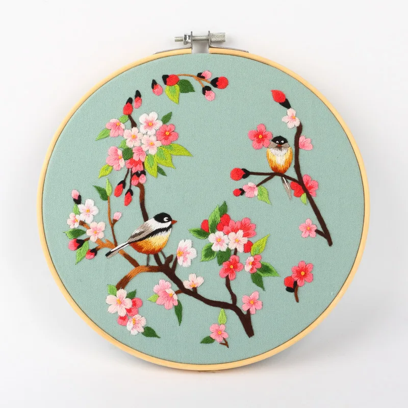 INFUNLY Kit De Cadre Photo à Broder à Faire Soi-même Avec Instructions