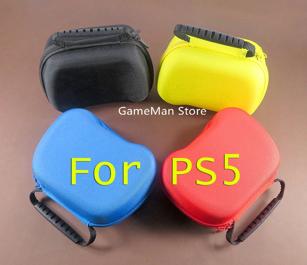 5pcs ps5 Gamepad 스토리지 가방에 대 한 휴대용 보호 공기 거품 하드 파우치 케이스 운반 가방 케이스 커버 ps5에 대 한 eva 가방