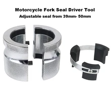 Ferramentas da motocicleta garfo selo motorista ajustável 39mm-50mm selos de óleo instalar trabalhos de ferramenta em garfos invertidos convencionais instal