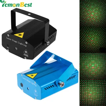 

Mini LED Laser Disco Light Laser Projector Christmas Decorations Laser Light Dj Voice-activated DJ Disco Xmas Party Club Light