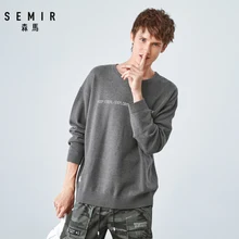 ^#Cheap SEMIR Sweater men 2019 autumn new loose sweater hit color printing round neck pullover trend men's sweater ^#Cheap SEMIR Sweater men 2019 autumn new loose sweater hit color printing round neck pullover trend men's sweater