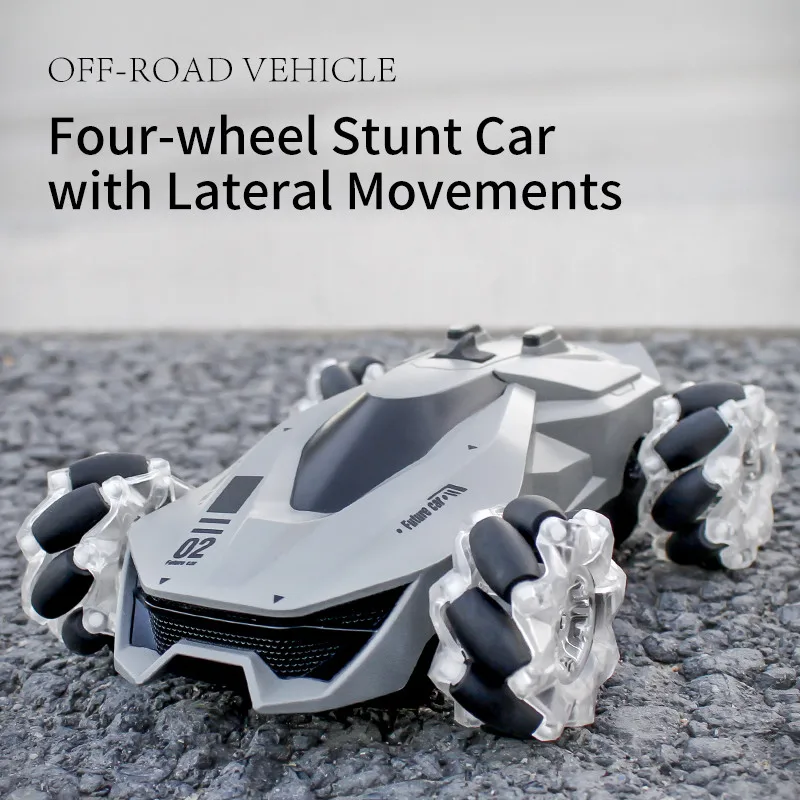 

2.4G Remote Control Car Simulation Spray Four-Wheel Lateral Drift Remote Control Toy Stunt Car With Light And Music