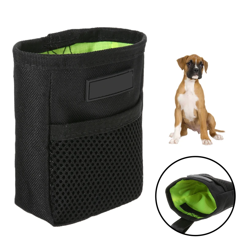 Pet Puppy Obedience Training Snack Pouch Reward Waist Bag Dog Feed Bait Belt Carrier | Дом и сад