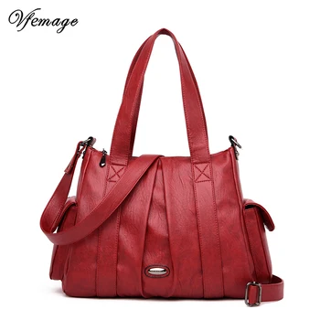 

Vfemage 2019 Large Capacity Casual Totes Women Handbag Female Shoulder Bags Top-handle Ladies Messenger Bag Crossbody Sac a Main