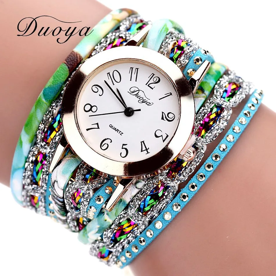 Наручные часы модный женский топ Брендовые Часы женские Популярные кварцевые часы роскошный браслет цветок наручные часы с драгоценными камнями Relogio#916