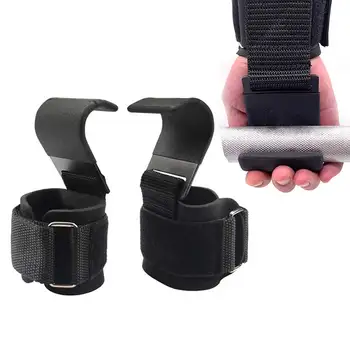 

Weight Lifting Hooks Lifting Grips Heavy Duty Wrist Straps for Pull-ups Deadlift Improve Hand Grip Delay Home Gym Hook Gloves