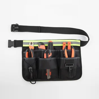 

Tool Bag Waist Pack Garden Clean Cashier Waiter Home Oxford Cloth Workers Reflective Strip Storage Horticultural Safety Warning
