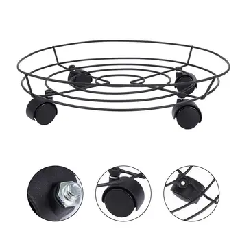 

1 Set Pulley Flower Pot Holder Iron Art Flower Pot Stand Flowerpot Rack For Home