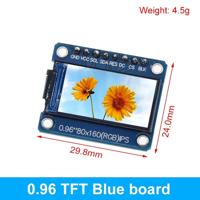 TFT-Display 0,96/1,3/1,44/1,8/2,0/2,4/2,8/3,2/3,5 Zoll TFT-Vollfarbbildschirm LCD-Modul ILI9341 Treiberschnittstelle SPI für Arduino – Detail 32