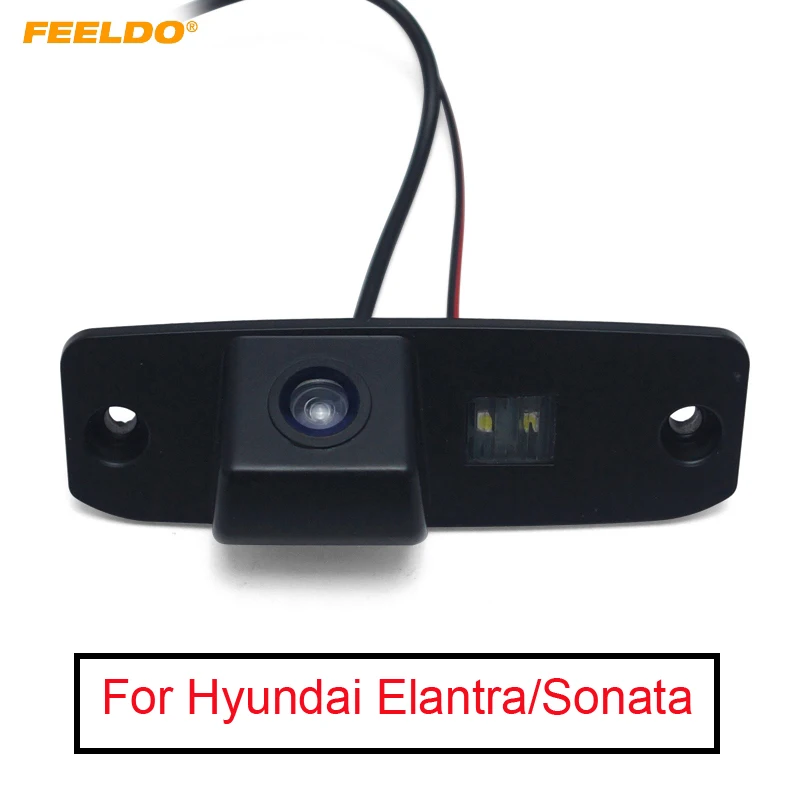 

FEELDO 1Set Backup Rear View Car Camera For Hyundai Elantra/Sonata NF/Accentt/Tucson/Terracan/Kia Carens/Opirus/Sorento #AM5097