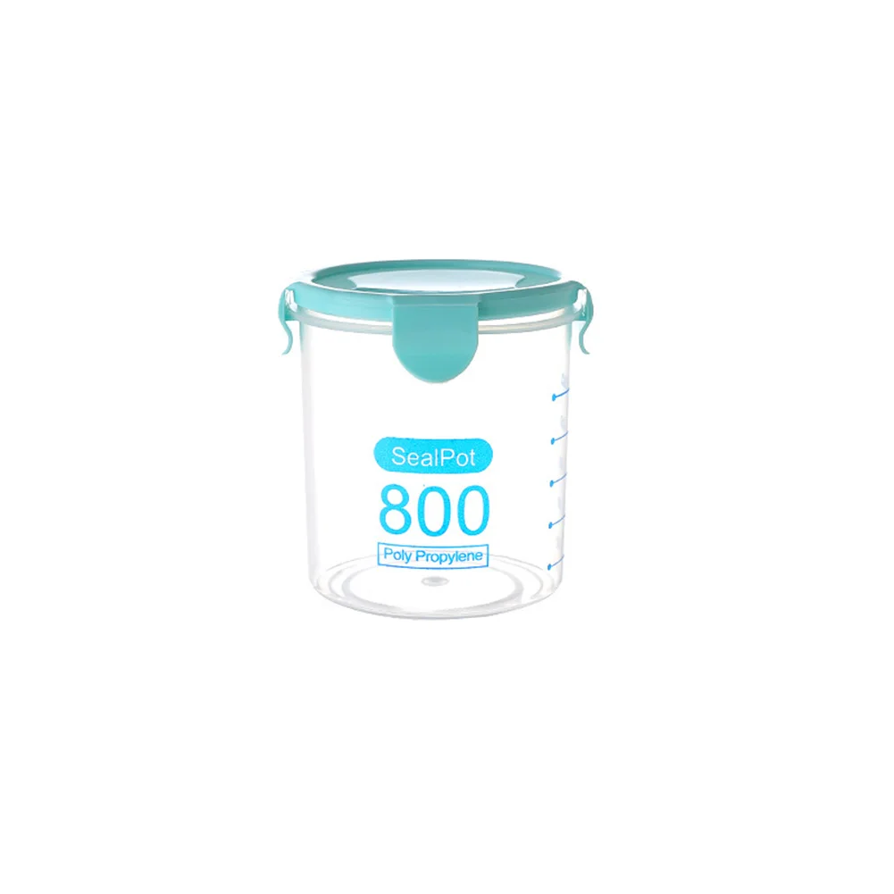 600/800/1000 мл кухонные прозрачные бутылки с крышкой для хранения специй бобовый чай зерна банки хранения запечатывание коробки может кухня хранения
