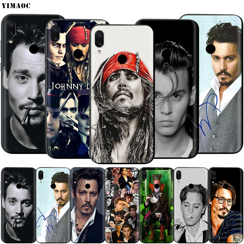 Чехол Джонни Depp для Xiaomi Redmi Note 4 4x 4a 5 5a 6 8 8A MI 9 9s 10 8T K30 Pro Max Lite Plus|Бамперы| |