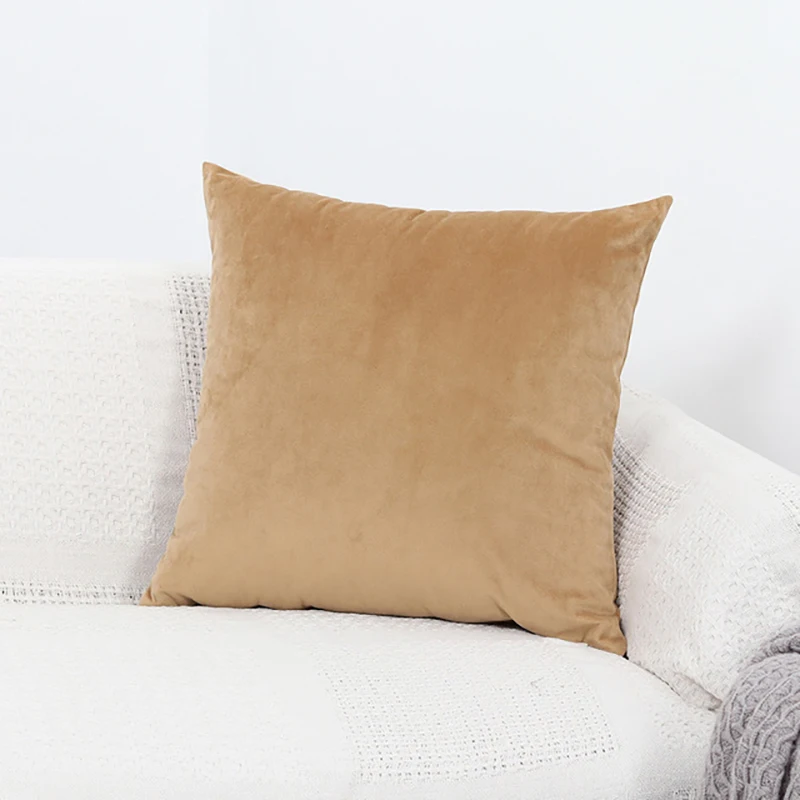 

Solid Color Cushion Cover Simple Candy Color Throw Pillow Case For Sofa Solid Home Decorative Pillowcase Car Seat Cushion Cover