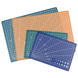 Tapis de coupe à lignes de grille A4/A5, auto guérison, carte artisanale, tissu cuir, carton de papier, outils de bricolage, tapis de travail du bois, faits à la main 