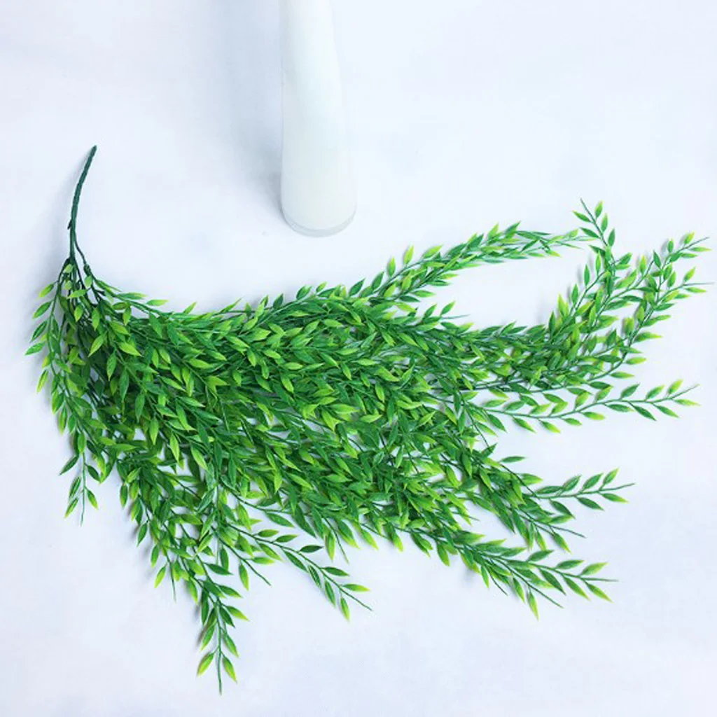 Artificial Flower String Of Pearls Wicker Wall Hanging Succulents Plants