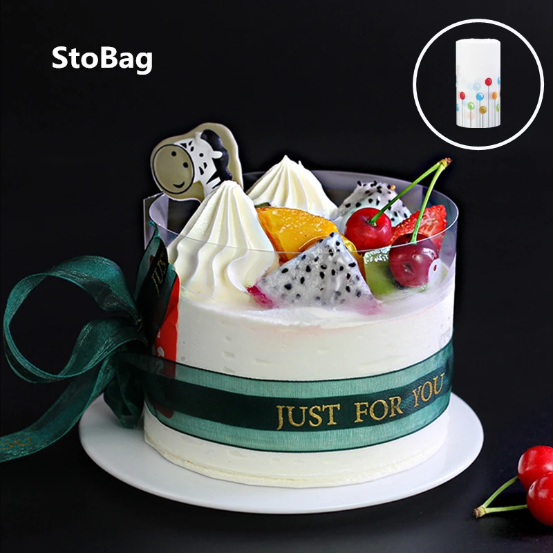 StoBag 6/8/10 см DIY прозрачный мусс торт ободок с ободком выпечка торта ко дню рождения