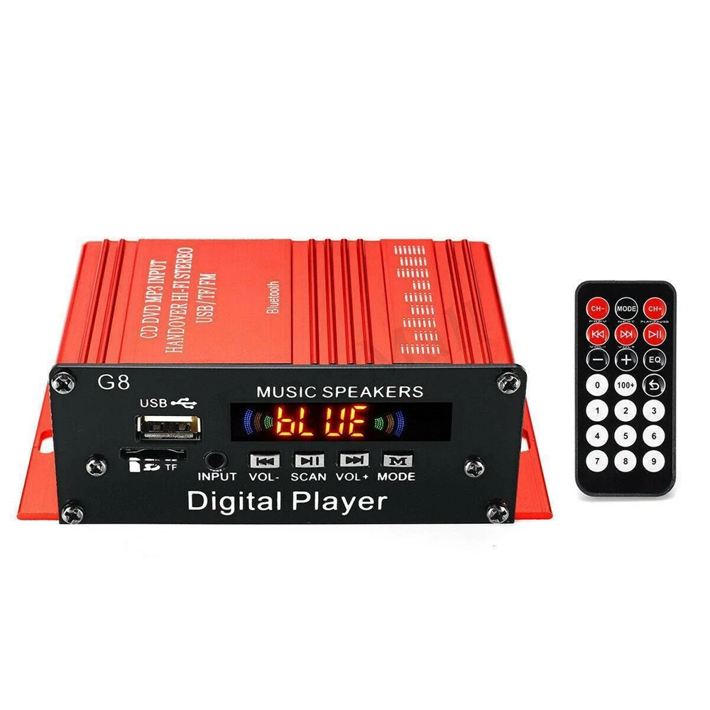 カーオーディオパワーアンプ,g8,200w,12v,hifi,bluetooth