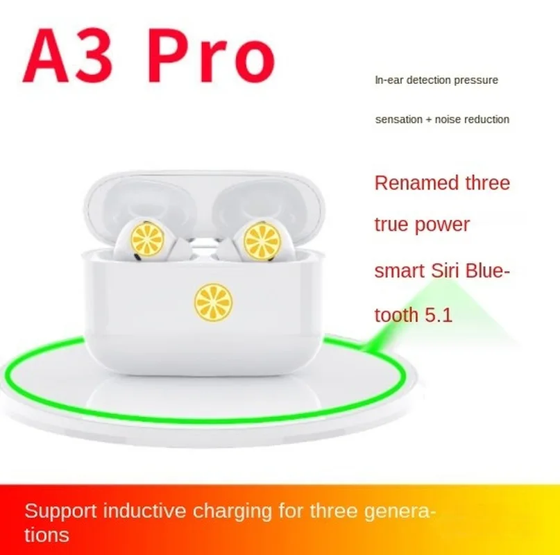 

Wireless bluetooth headset binaural ANC active noise reduction Pro third-generation in-ear Airo phone universal new fashion
