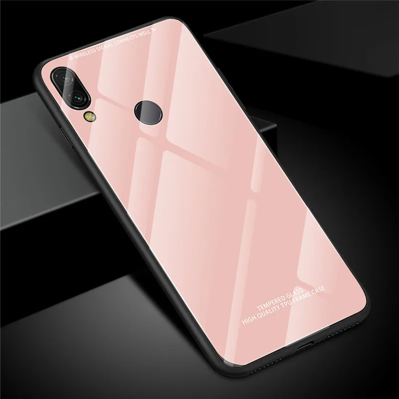 Tempered Glass Case For Xiaomi Redmi Note 7 5 6 K20 Pro 7A Luxury Tempered Glass Case Phone Cover For Xiaomi Mi 9 9 SE Coque (30)