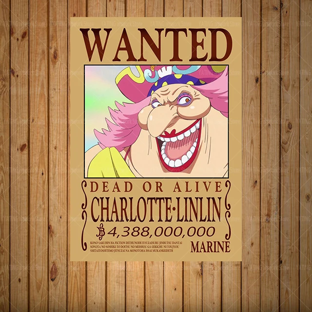 One Piece Luffy Canvas Painting Anime Retro Wanted Character Poster Wall Art Print Modern Home Children's Bedroom Decoration Mur as the picture shows