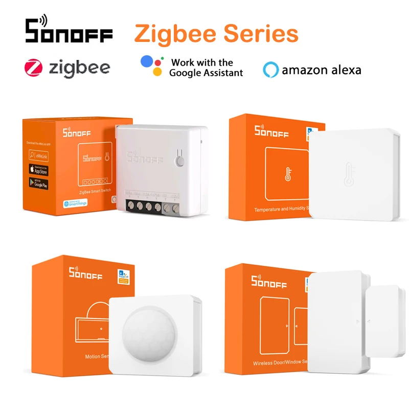 SONOFF Zigbee 3 0 ZBBridge Mini ZBMINI/беспроводной переключатель/Влажность температуры/датчик