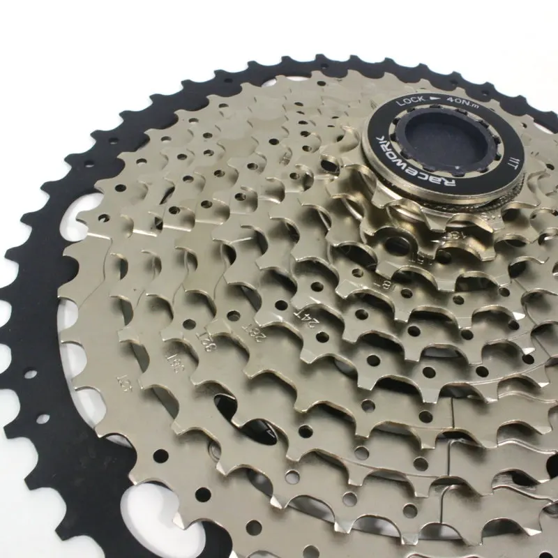 RACEWORK 10/11 Скорость кассетного горный велосипед широкий соотношение MTB велосипеда маховик 11-50/52T велосипед Кассета звездочки для SHIMANO SRAM