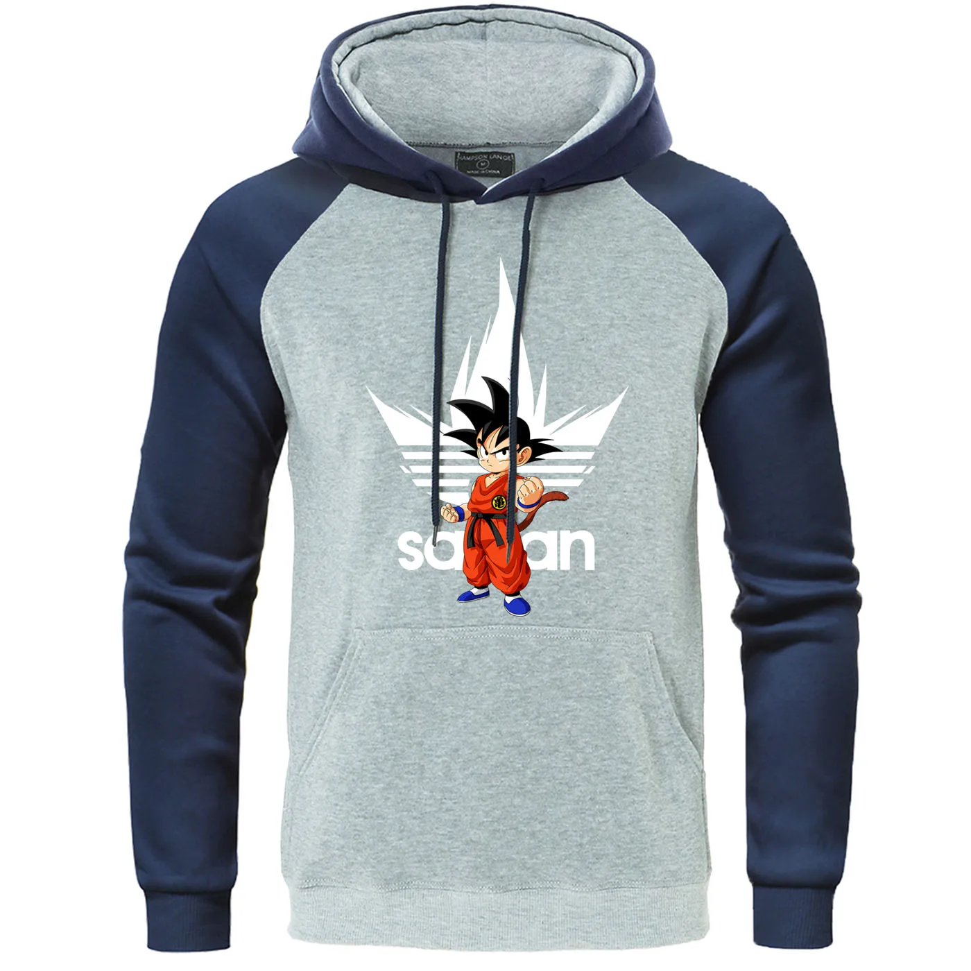 Драконий жемчуг Z реглан пуловер Dragon ball Толстовки Драконий жемчуг толстовки с Гоку японского аниме Harajuku Мужская Уличная Осенняя Толстовка