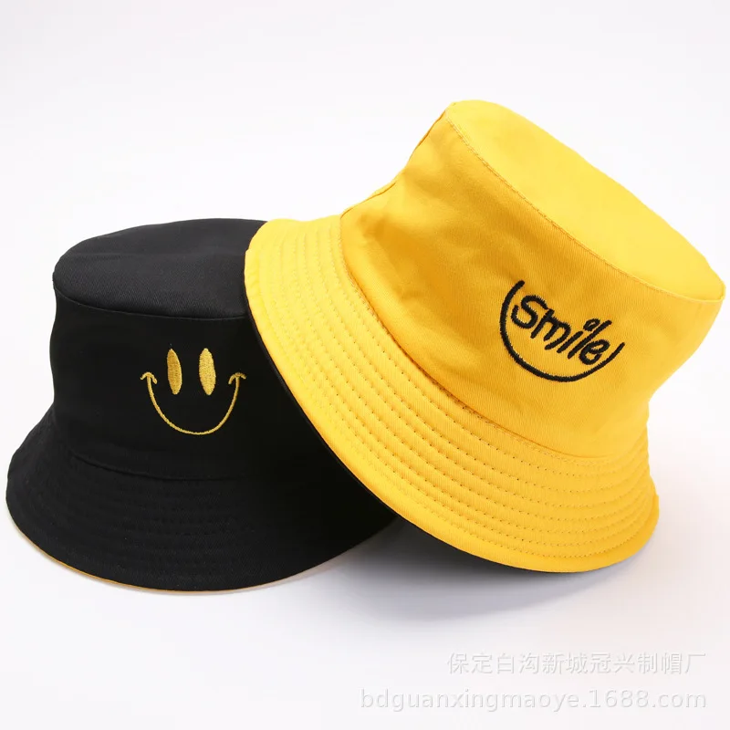 

Casual Cute Pattern Bucket Hat Neutral Fashion Double-sided Small Daisy Fisherman Hat Outdoor Sunscreen Folding Hat