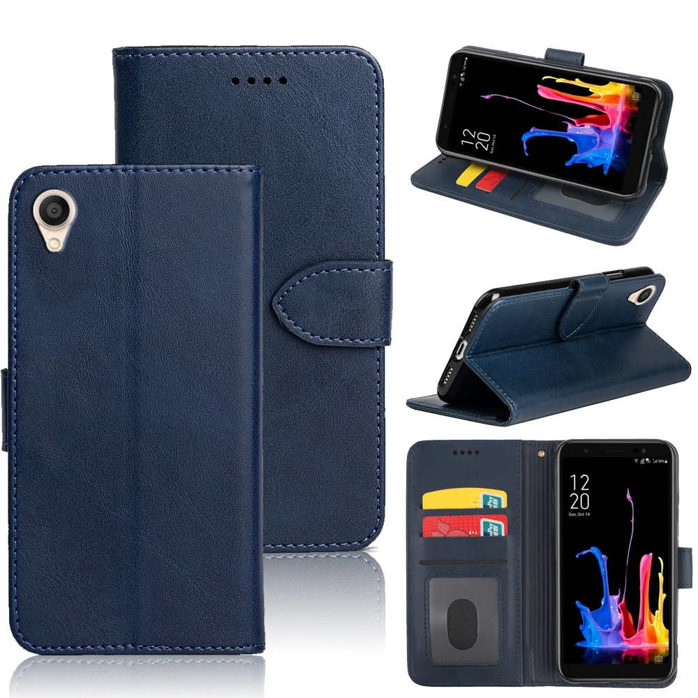 MKS Роскошный кожаный чехол для ASUS Zenfone Lite L1 (ZA551KL) Чехол книжка с подставкой и