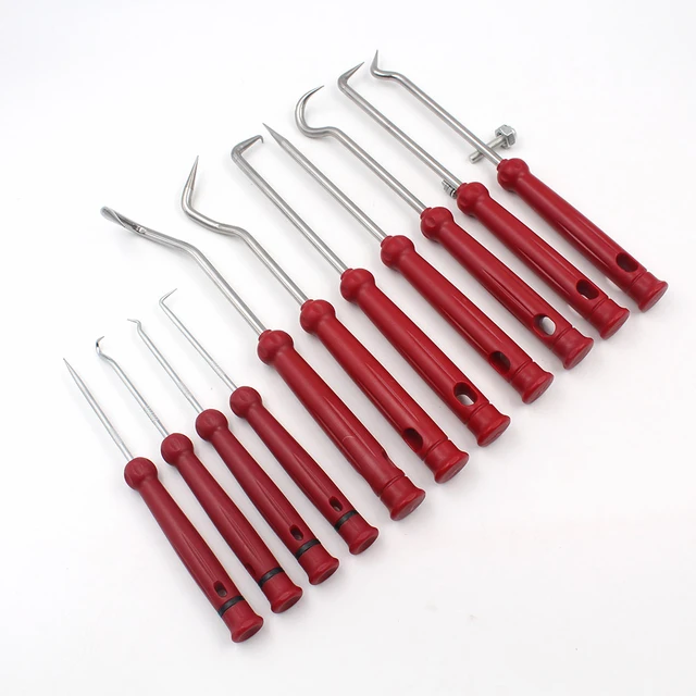 11pcs / box Auto Pick Hook Set Öldichtung O Ring Dichtung