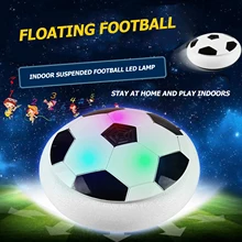 

LED Light Flashing Ball Toys Air Power Soccer Balls Disc Gliding Multi-surface Hovering Football Game Kid Chidren Drop shipping