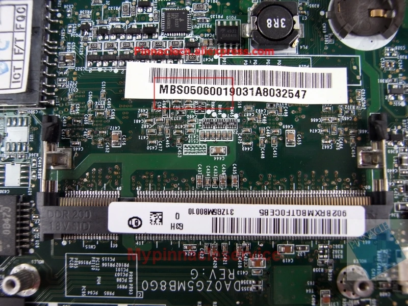 Placa-mãe para acer aspire one, mbs0506001, a150, zg5