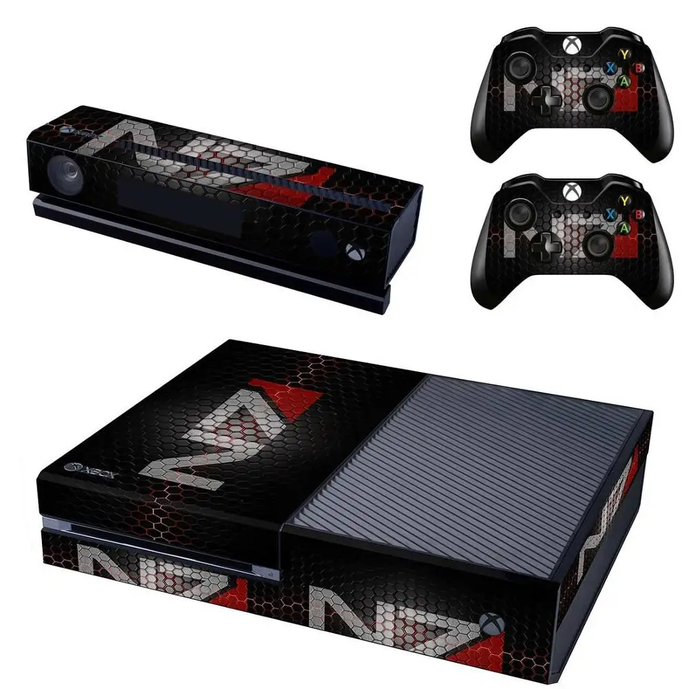Mass Effect sticker s для Xbox one Виниловая наклейка для кожи Pegatinas Adesivos для Xbox one консоль Kinect два контроллера Skins