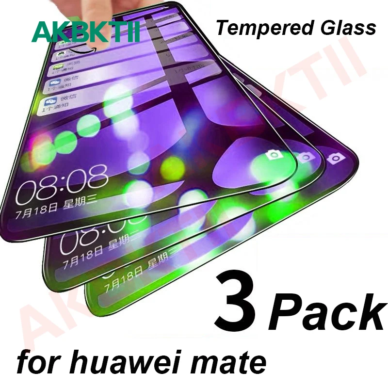 3 упаковки Новая защитная пленка закаленное стекло для huawei mate 30 Lite 20 10 Pro экрана S |