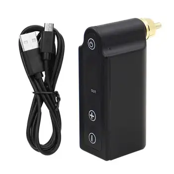 

2020 Newest RCA Portable Mini Wireless Tattoo Power Supply with LED Display Tattoo Pen Power Machine Supply Free Shipping