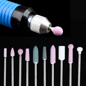 

1pcs Stone Milling Cutter Nail Drill Bit Rotary Burr Cuticle Clean Electric Nail Files Gel Polish Remover Tools LAMS01-10-1
