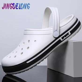 

Brand Men's Summer Sandals New Clogs Men Shoes Slip-on Sandals for Men Crocks Outdoor Zapatos Homme Mans Footwear