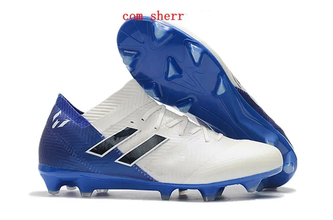 Новые мужские футбольные бутсы Nemeziz Messi 18,1 FG футбольные бутсы Nemeziz 18 chaussures de футбольные бутсы chuteiras de futebol oran - Цвет: 8