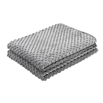 

60x80Inch Premium Weighted Blanket Heavy Blankets Sensory Sleep Reduce Anxiety Cotton