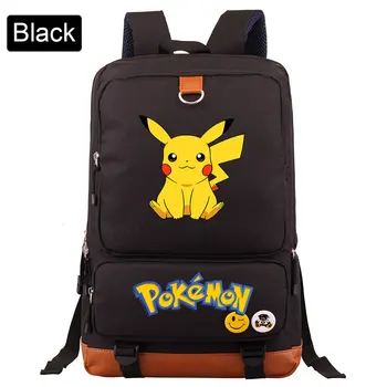 

New Fashion Cute Cartoon Pikachu Pokemon Boy Girl Book School Bag Women Bagpack Teenagers Schoolbags Men Student Backpack