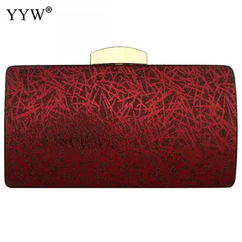 

Red Shining Women Wedding Purse And Handbag Evening Bridal Bridesmaid Clutch Phone Purse Sequins Cocktail Party Bag Designer Sac