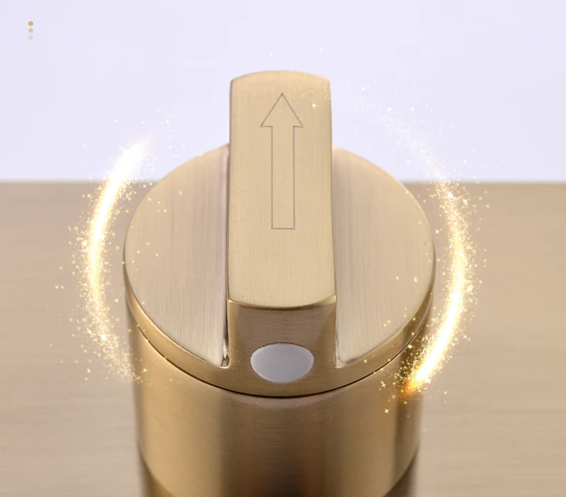 Brushed Gold Shower System  10 Shower Faucet Set Bathroom Rain Shower head and 3-Setting Handheld Shower Head Set (8)