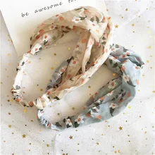 Летняя, Корейская, милая, красивая, маленькая, свежая, новая, красивая, перекрестная повязка для волос, повязки для волос, Южная Корея, эластичная повязка для волос, повязка на голову