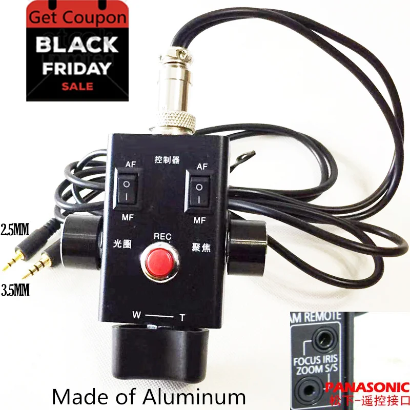 Controller Remoto Wireless Per Videocamere - Compatibile Con Canon E Sony, LANC/2.5 Mm