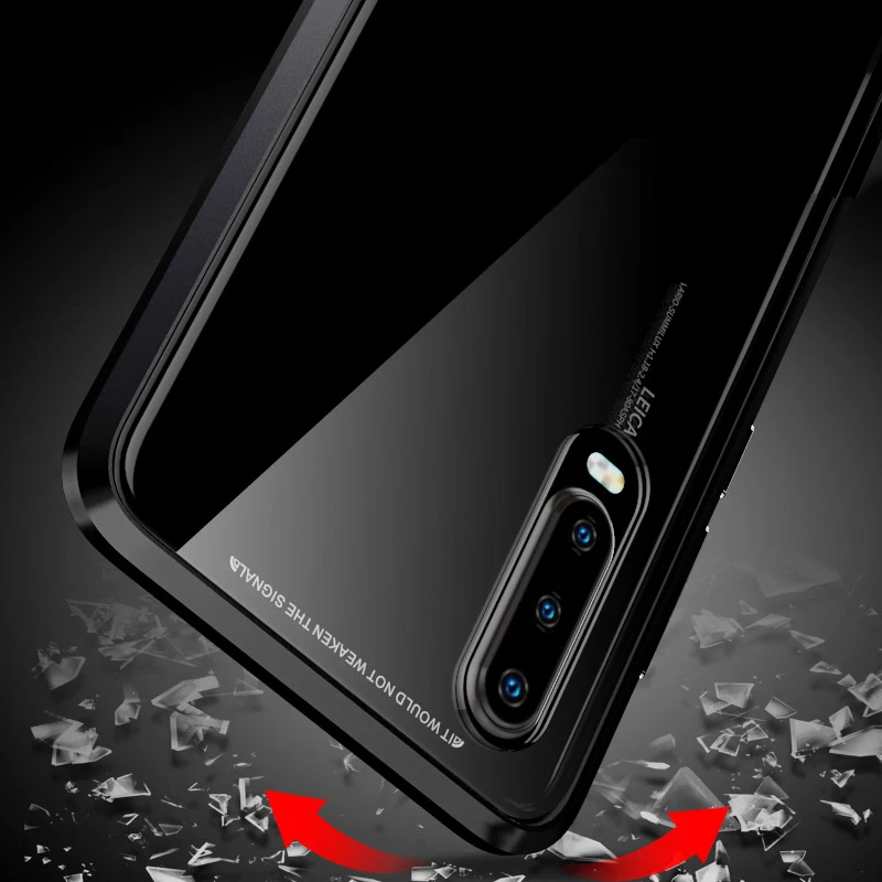 Магнитная защита на весь корпус 360 градусов для Huawei P30 Pro чехол передняя и задняя