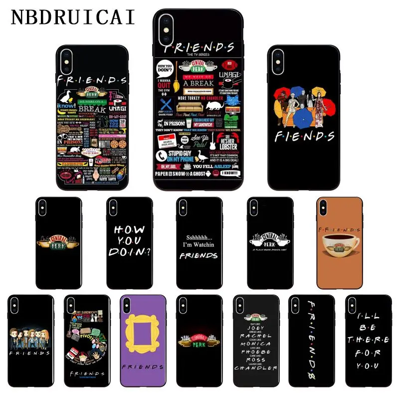 NBDRUICAI друзья ТВ шоу высокое качество чехол для телефона iPhone 11 pro XS MAX 8 7 6 6S Plus X 5 5S SE XR