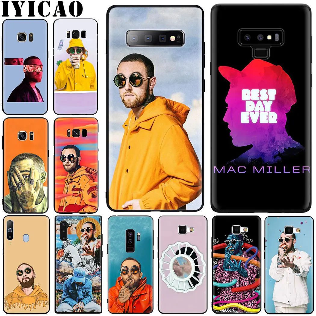 Рэпперов MacMiller Мягкий силиконовый чехол для телефона samsung A3 A5 A6 A7 A8 A9 плюс J6 A2 Core J4