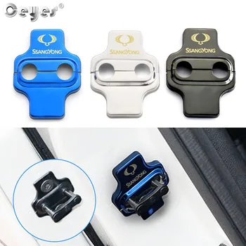 

Ceyes Cars Case For Chevrolet Sail Epica Lova Aveo For Ssangyong Korando Chery A3 E5 Auto Accessories 4pcs Car Door Lock Covers