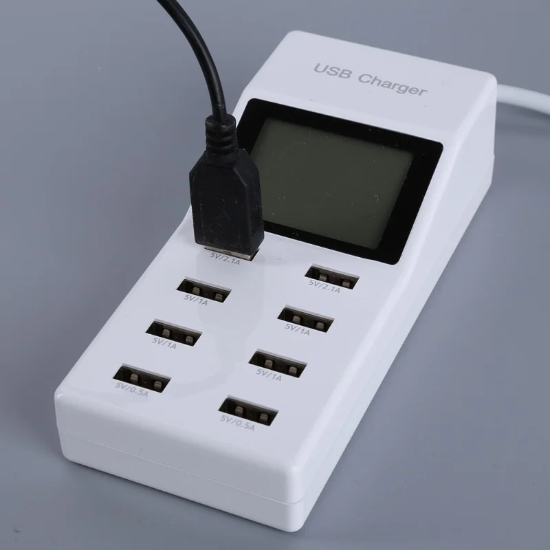 Горячая 8 многопортовое быстрое Компактное зарядное устройство usb для путешествий с европейской вилкой
